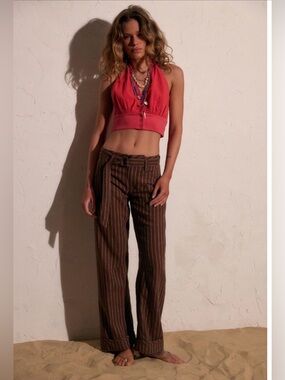 Free People Havana Halter Top in Red